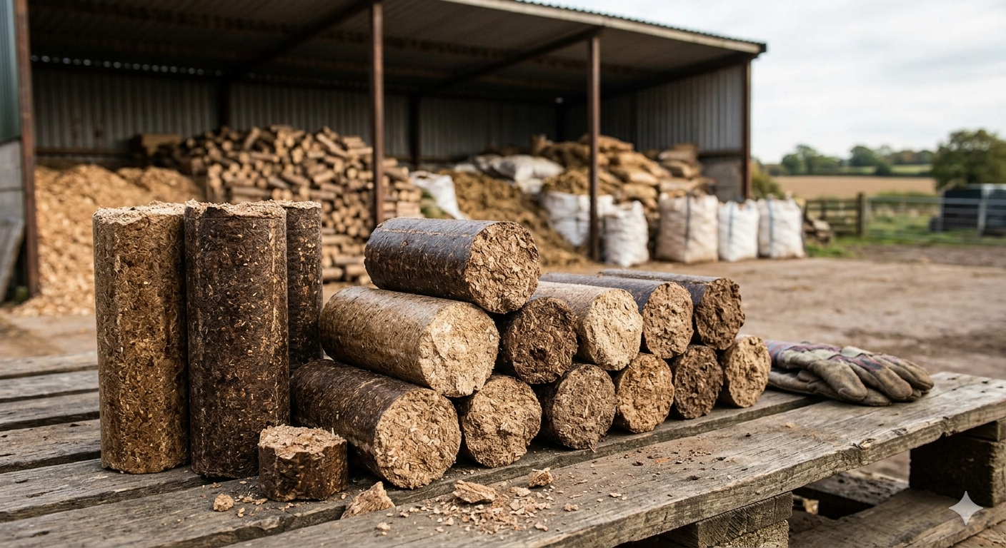 Biomass Briquettes for Industrial Heating