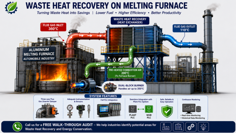 Waste Heat Recovery on Melting Furnace